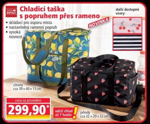 Chladicí taška s popruhem přes rameno