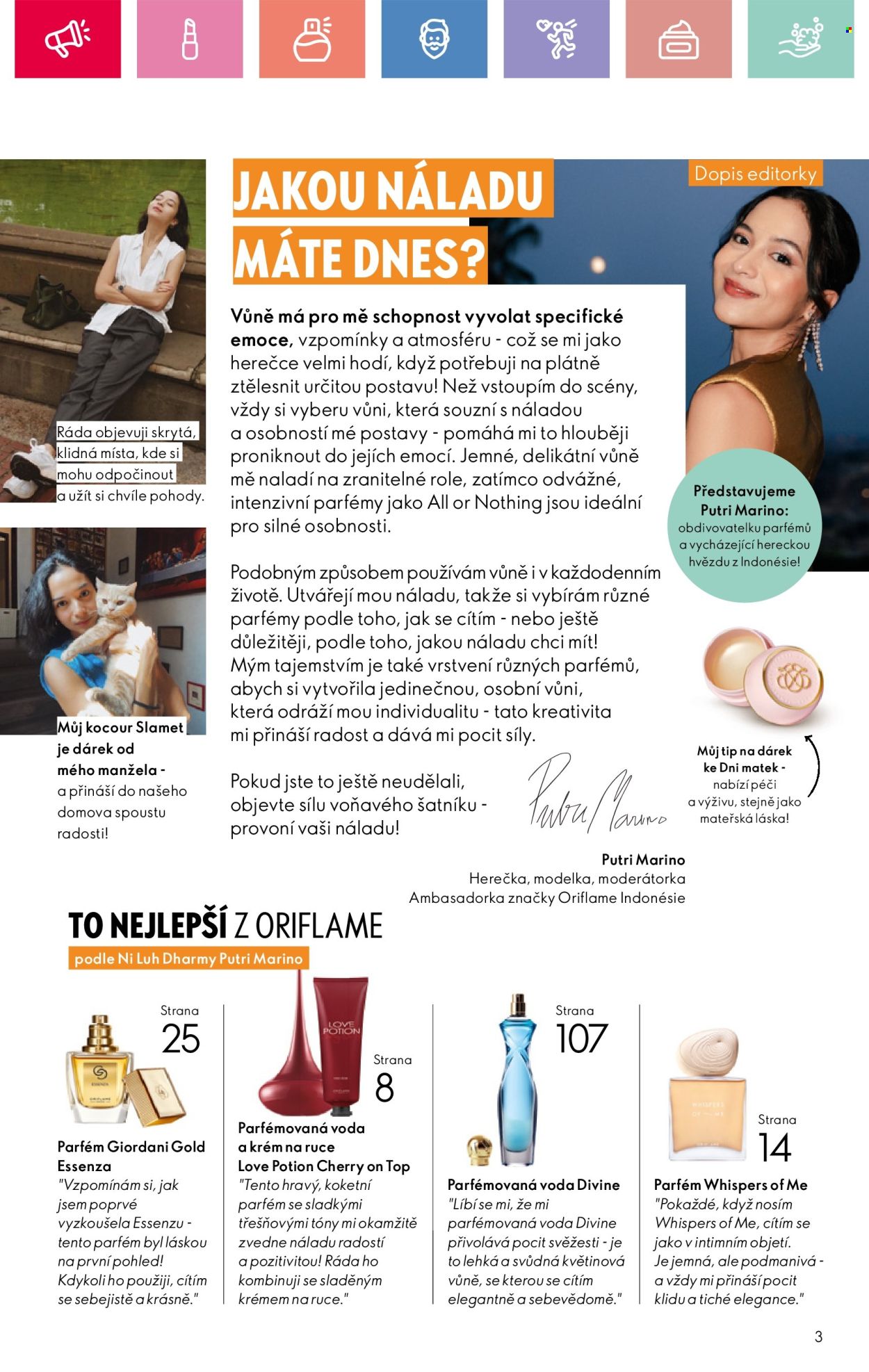 Leták ORIFLAME - 4.5.2025 - 24.5.2025. Strana 1