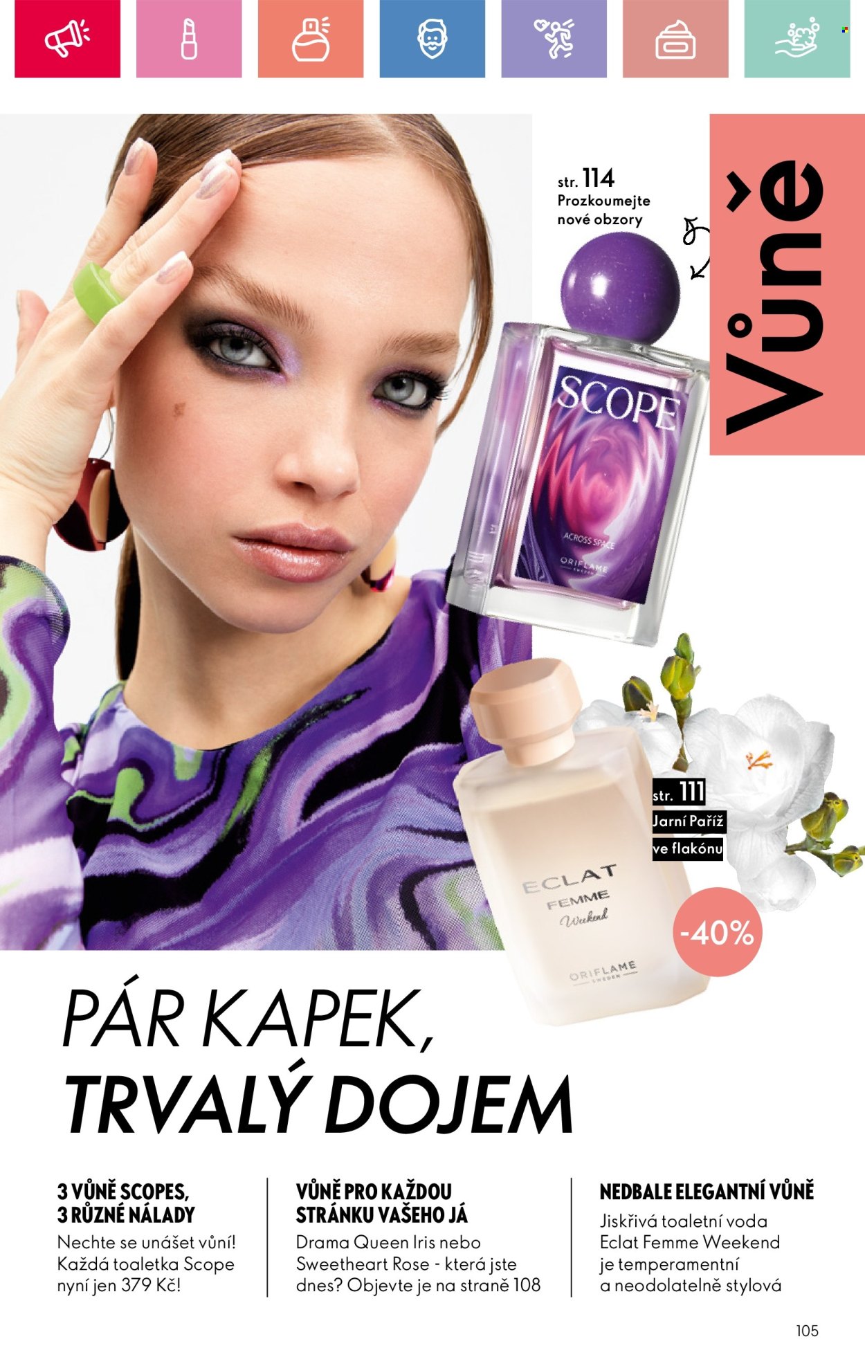 Leták ORIFLAME - 4.5.2025 - 24.5.2025. Strana 1