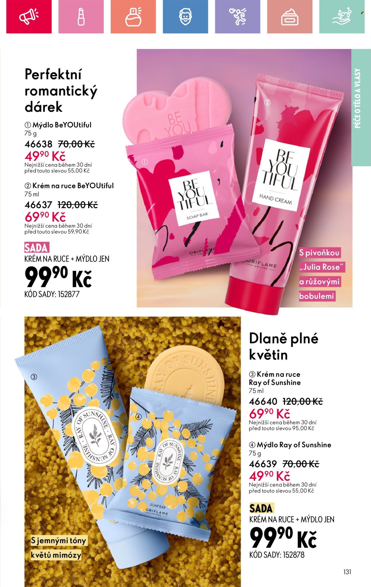 Leták ORIFLAME - 4.5.2025 - 24.5.2025. Strana 1