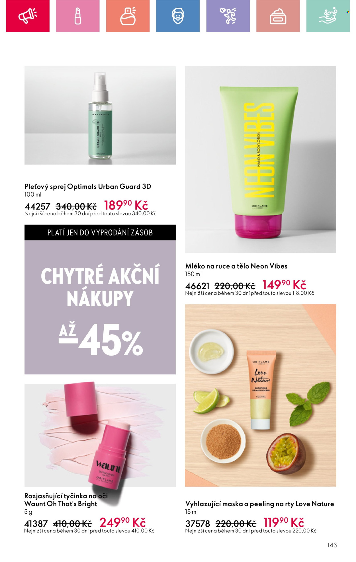 Leták ORIFLAME - 4.5.2025 - 24.5.2025. Strana 1