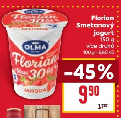 Florian Smetanový jogurt