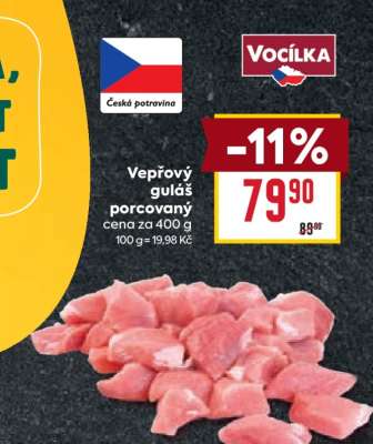 Vepřový guláš porcovaný