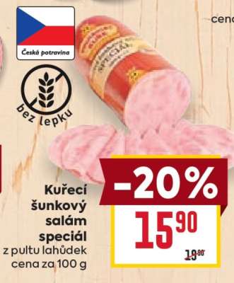Kuřecí šunkový salám speciál