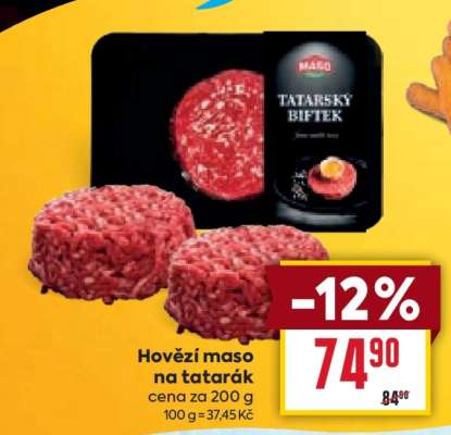 Hovězí maso na tatarák