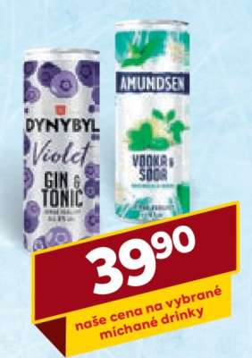 Dynybyl Violet Gin & Tonic/Amundsen Vodka & Soda