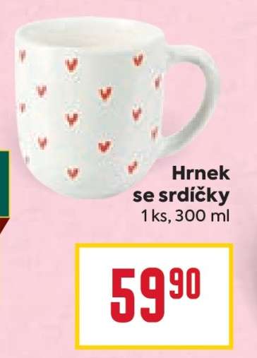 Hrnek se srdíčky