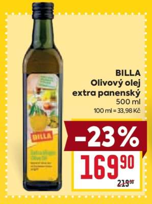BILLA Olivový olej extra panenský
