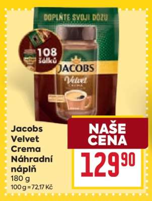 Jacobs Velvet Crema náhradní náplň