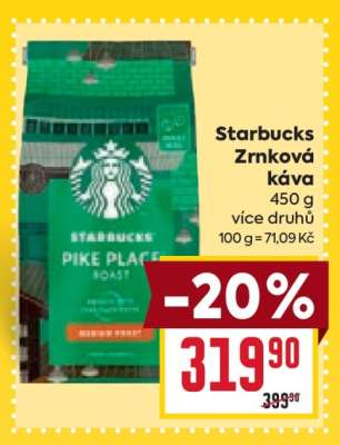 Starbucks Zrnková káva