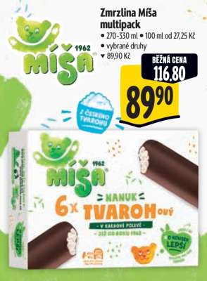 Zmrzlina Míša multipack
