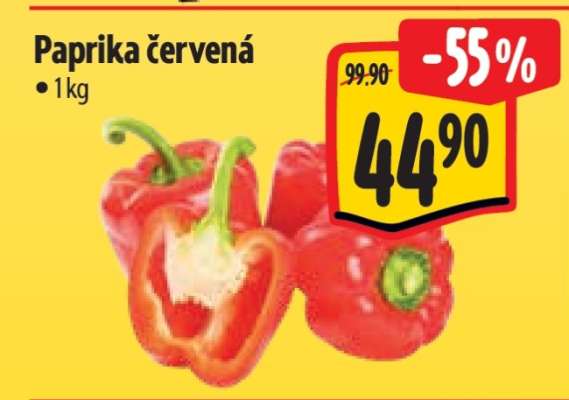 Paprika červená