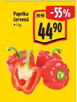 Paprika červená