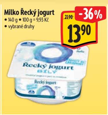 Milko Řecký jogurt