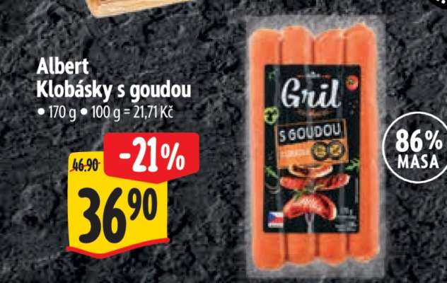 Albert Klobásky s goudou