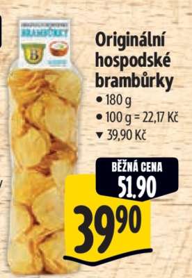 Originální hospodské brambůrky