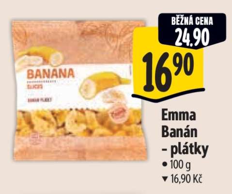 Emma Banán plátky