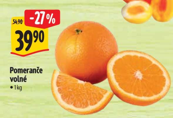 Pomeranče volné