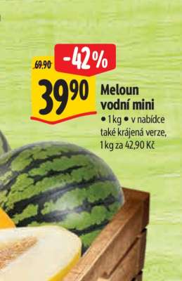 Meloun vodní mini