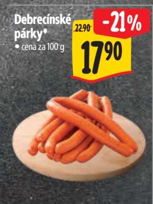 Debrecínské párky*