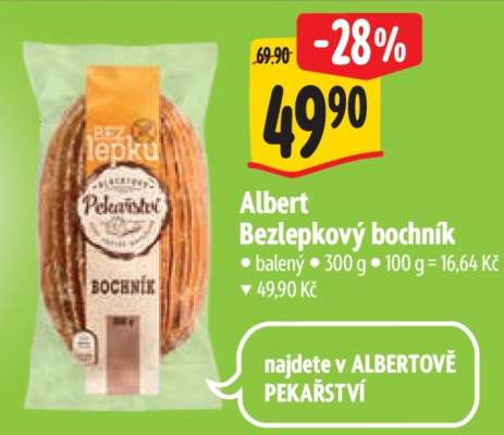 Albert Bezlepkový bochník
