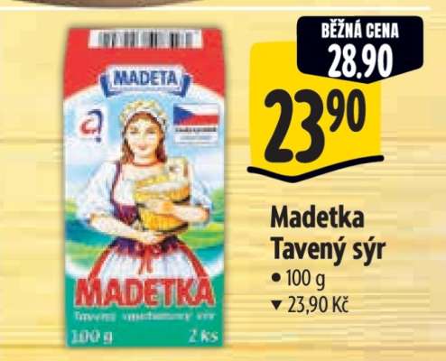 Madetka tavený sýr