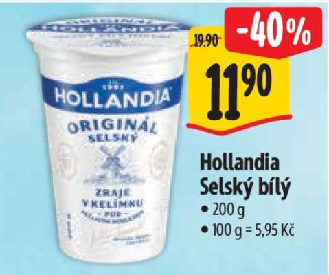 Hollandia Selský bílý