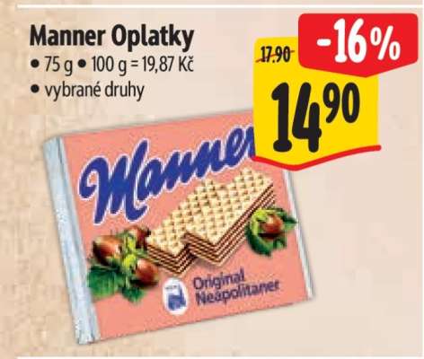 Manner oplatky