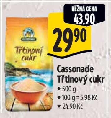 Cassonade Třtinový cukr