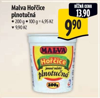 Malva hořčice plnotučná