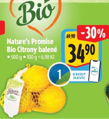 Nature's Promise Bio Citrony balené