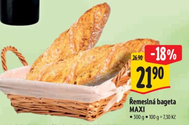 Řemeslná bageta MAXI