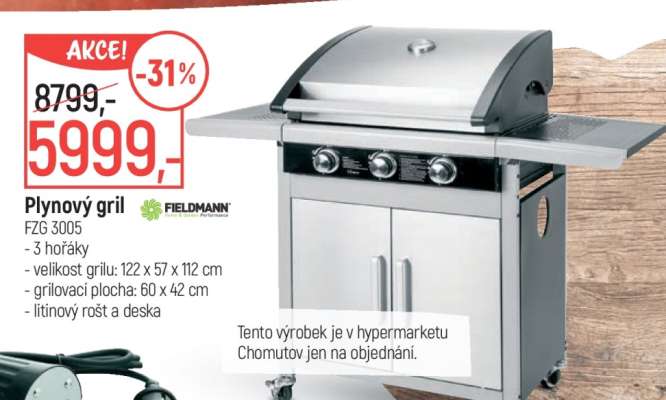 Plynový gril FZG 3005