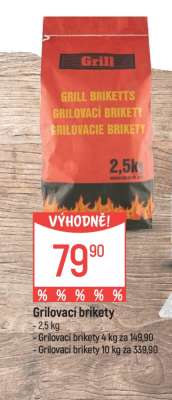 Grilovací brikety