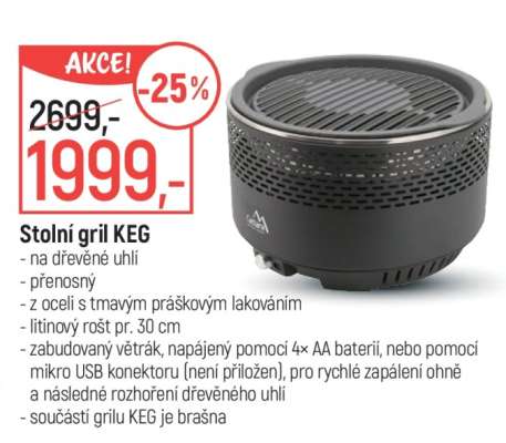 Stolní gril KEG