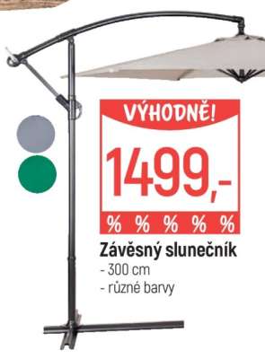 Závěsný slunečník