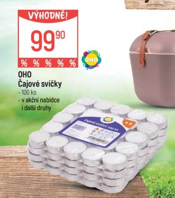 OHO Čajové svíčky