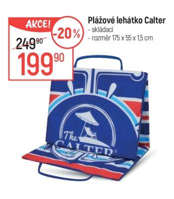 Plážové lehátko Calter