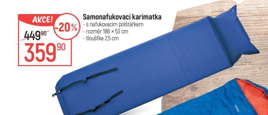 Samonafukovací karimatka
