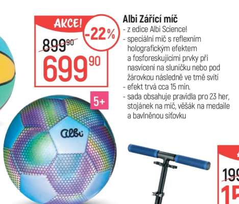 Albi Zářící míč