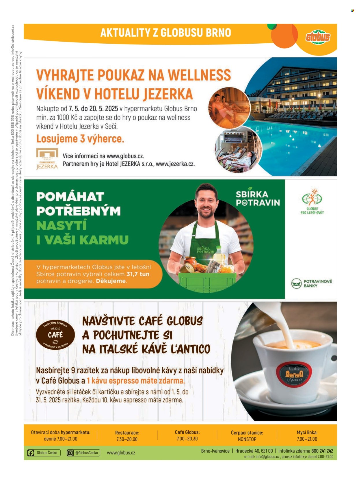 Leták Globus - 7.5.2025 - 13.5.2025. Strana 1