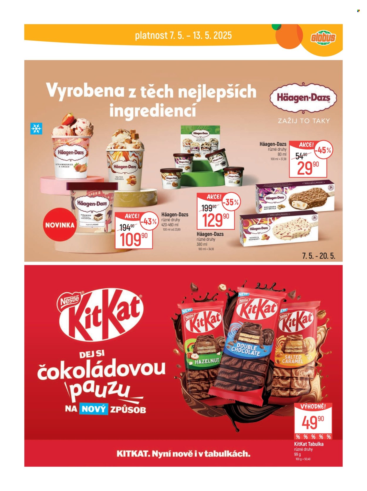 Leták Globus - 7.5.2025 - 13.5.2025. Strana 1