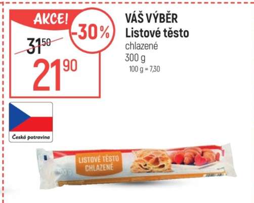 Váš výběr Listové těsto