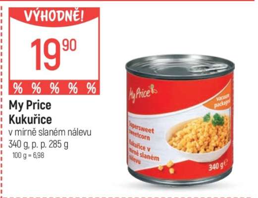 My Price Kukuřice
