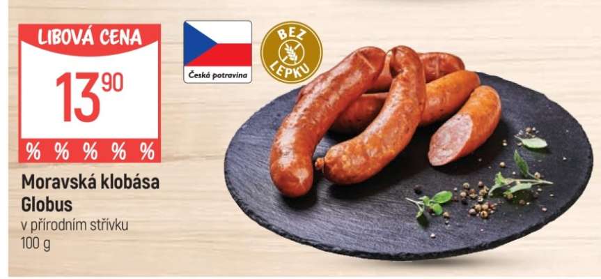 Moravská klobása Globus