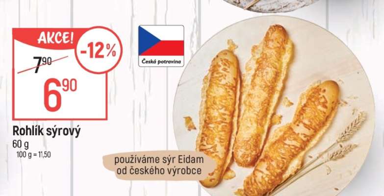 Rohlík sýrový