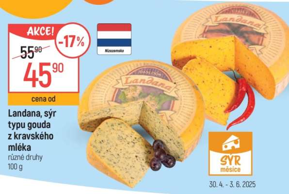 Landana, sýr typu gouda z kravského mléka