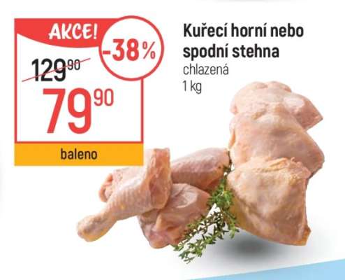 Kuřecí horní nebo spodní stehna