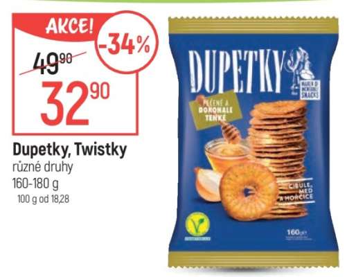 Dupetky, Twistky