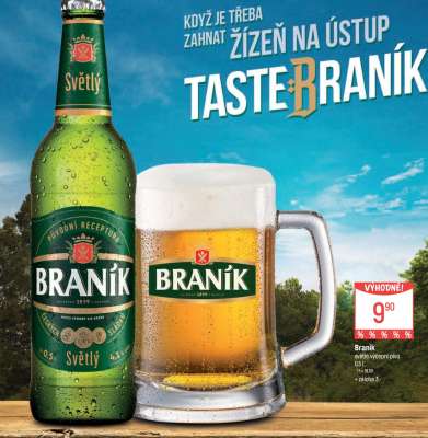 Braník světlé výčepní pivo